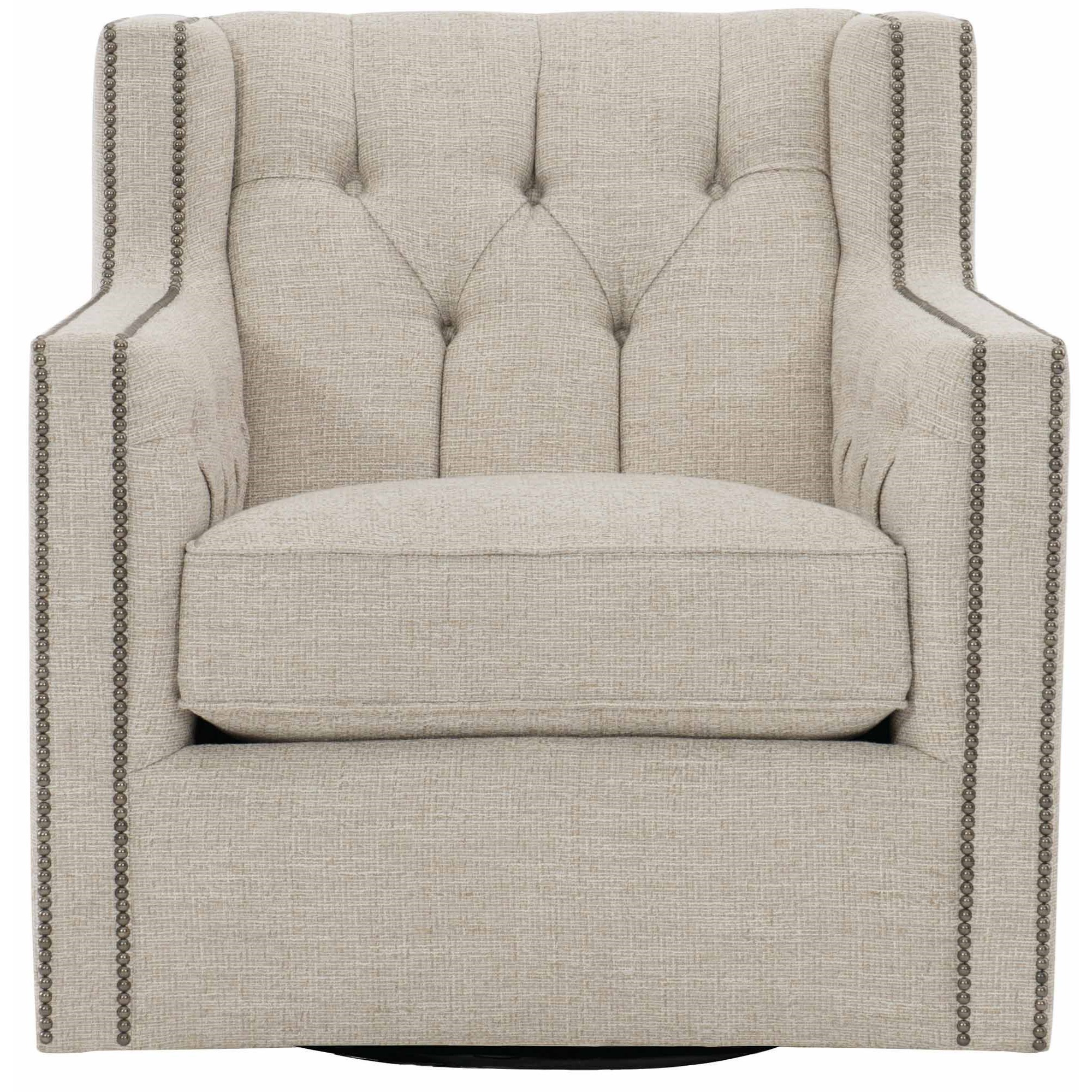 Bernhardt Candace 590169582 Candace Fabric Swivel Chair Belfort
